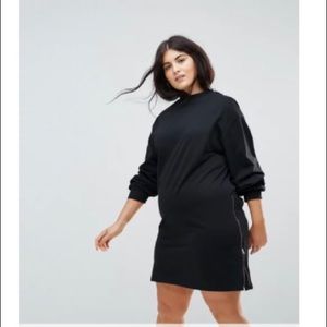 ASOS Curve Oversized Dress w/ Zip Size 22